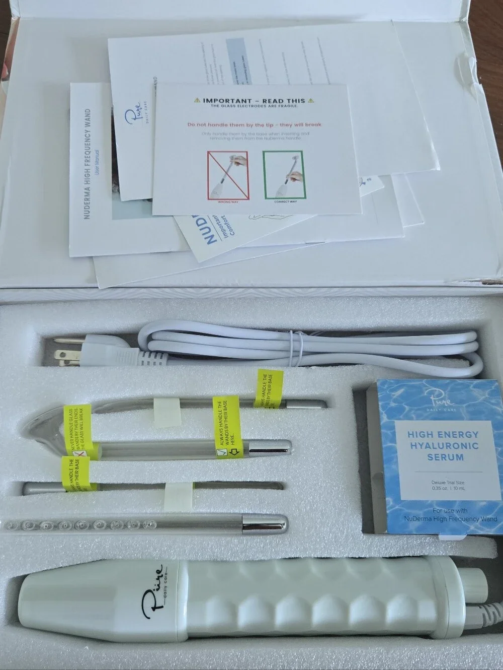 Pure NuDerma Natural Dermal Cell Energy System - With Hyalyronic Serum